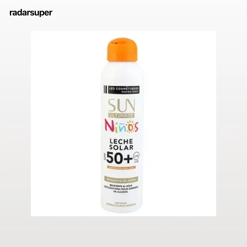 Leche solar niños SPF 50+ Les Cosmétiques Sun Ultimate Kids 200 ml.