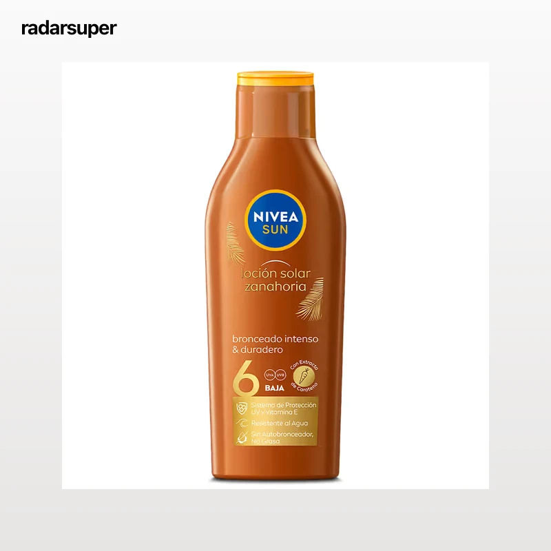 Leche solar zanahoria spf 6 Nivea 200 ml