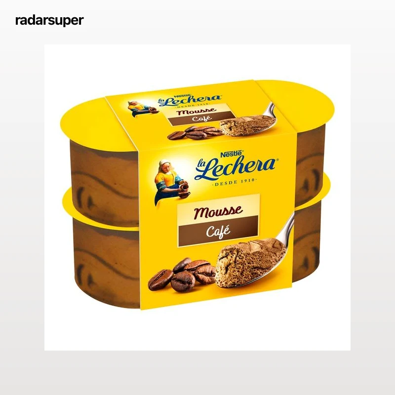 LA LECHERA Mousse de café de Nestlé 4 x 58 g.