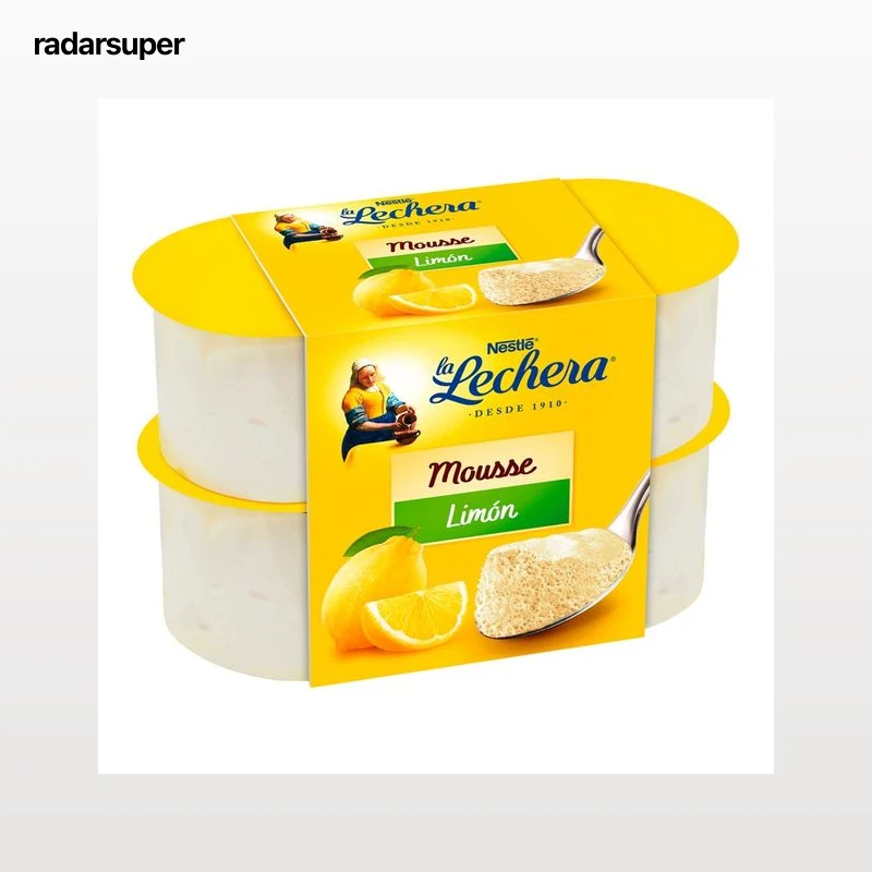 LA LECHERA Mousse de limón de Nestlé 4 x 58 g.