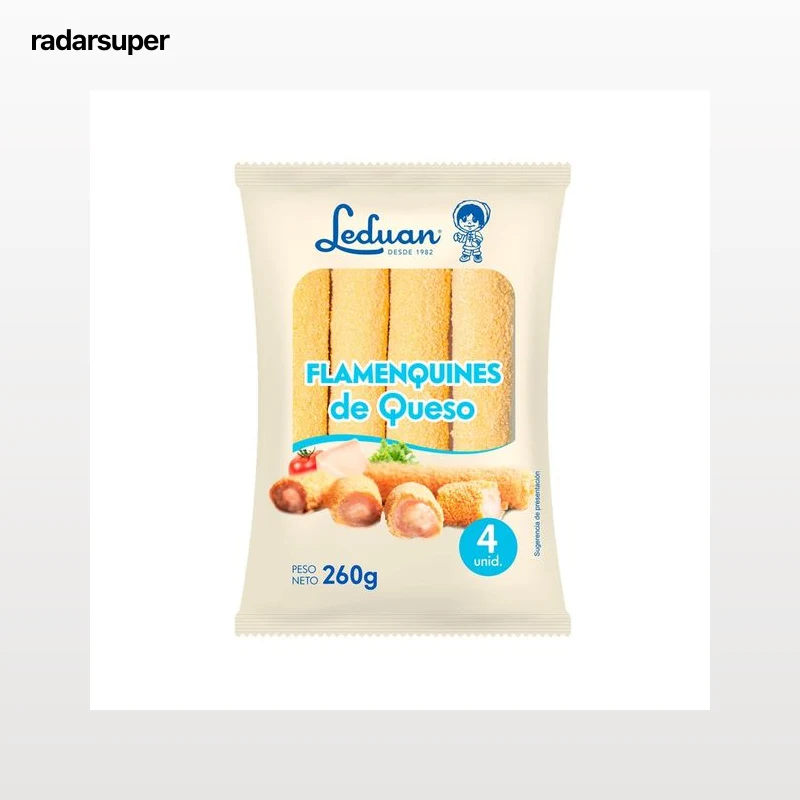 LEDUAN Flamenquines rellenos de queso 260 g.