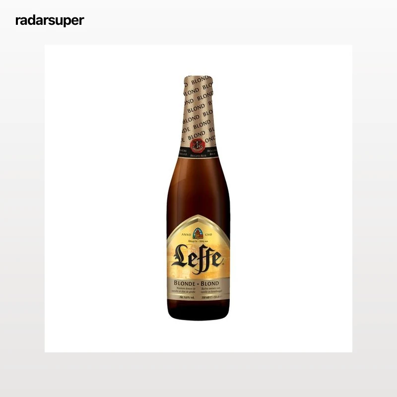 LEFFE BLOND Cerveza rubia tipo abadía Belga botella 33 cl.