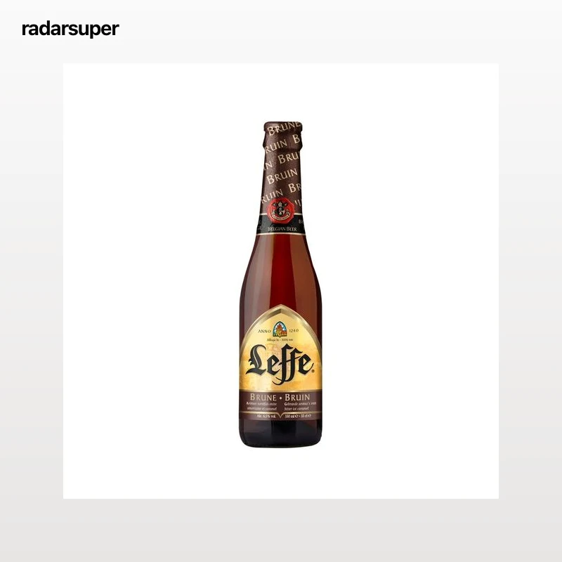 LEFFE BRUNE  Cerveza tipo abadía Belga botella 33 cl.