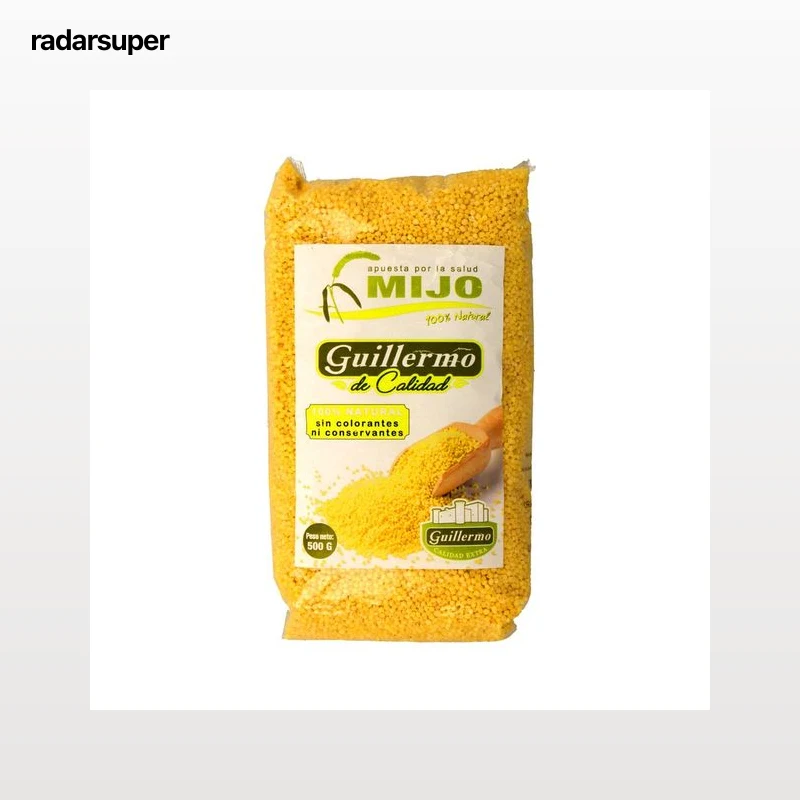 LEGUMBRES GUILLERMO Mijo 100% natural LEGUMBRES GUILLERMO bolsa 500 g.