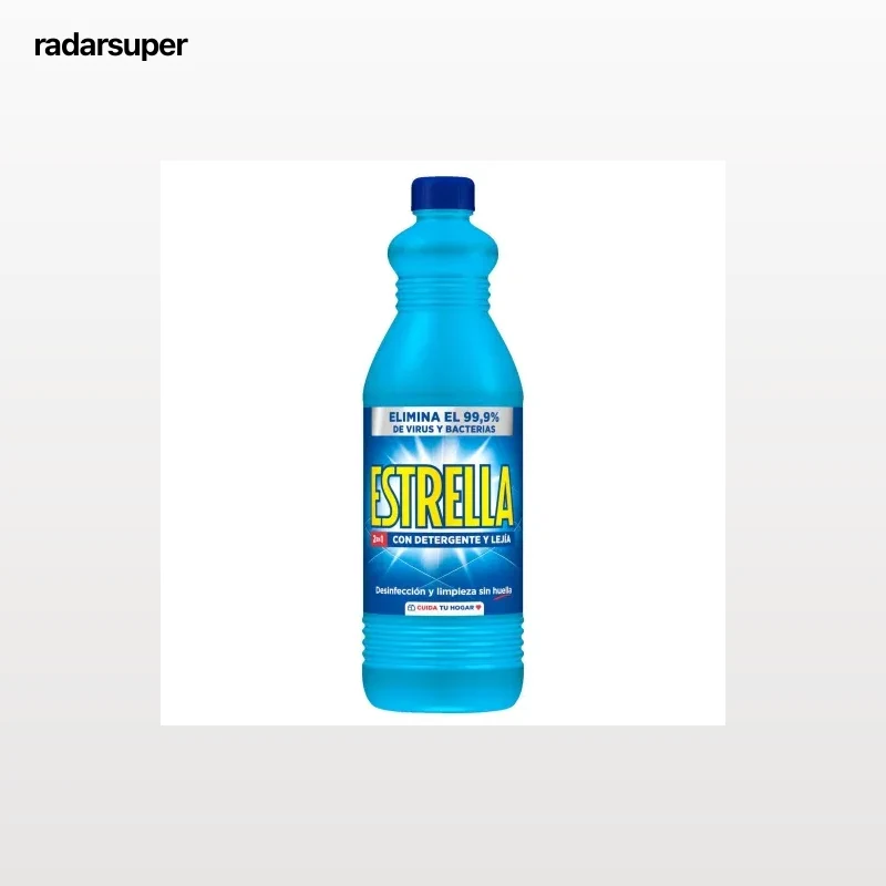 Lejía con detergente Estrella 1,43 l.