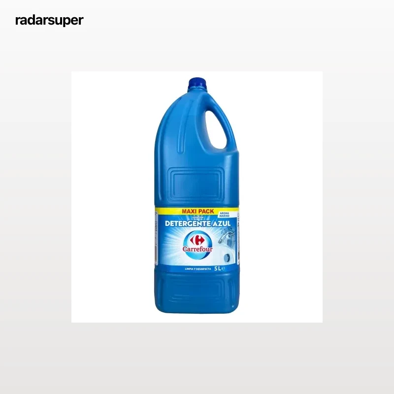 Lejía perfumada con detergente Frescor Marino Carrefour 5 l.