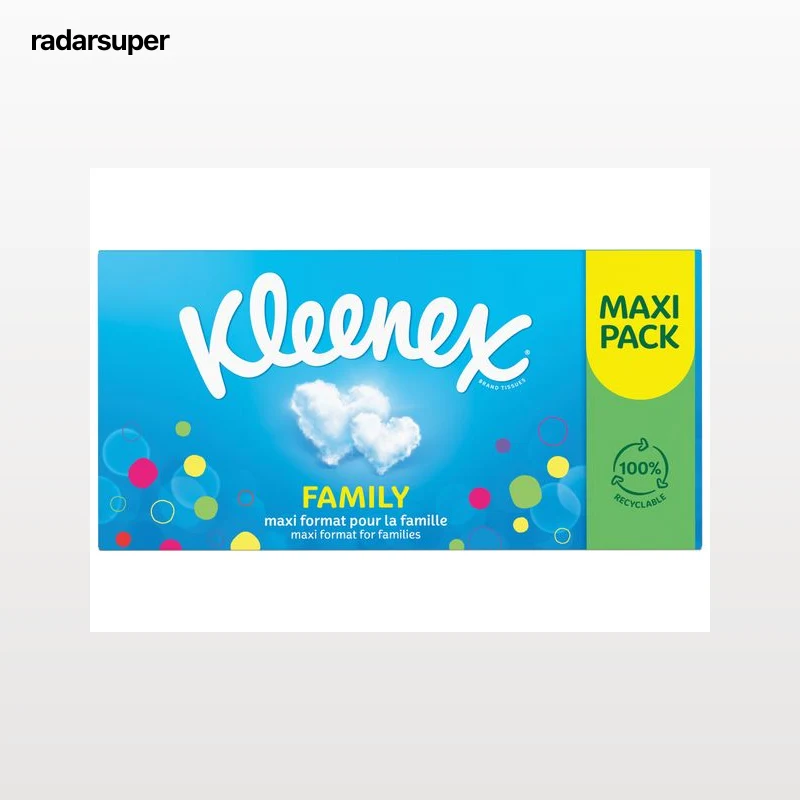 LENÇOS FACIAIS KLEENEX FAMILIY PACK 128UN