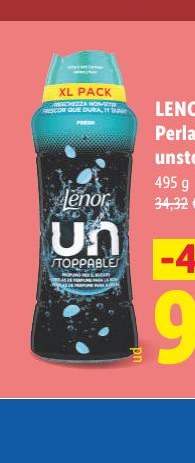 LENOR Perlas perfumadas unstoppable