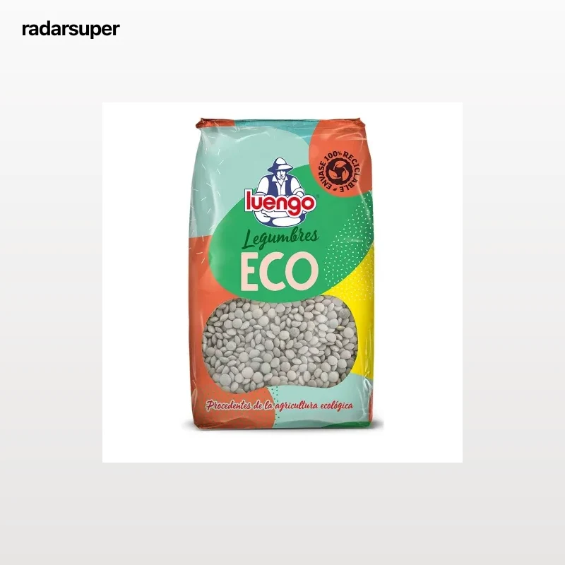 Lenteja categoría extra ecológica Luengo 500 g.