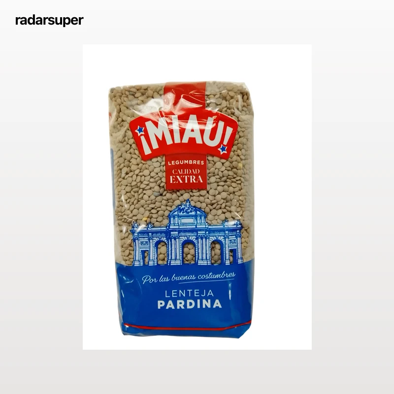 Lenteja pardina calidad extra Miau 1 kg