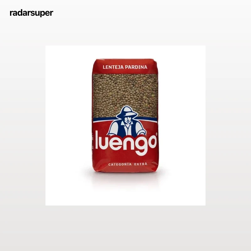Lenteja pardina categoría extra Luengo 1 kg.