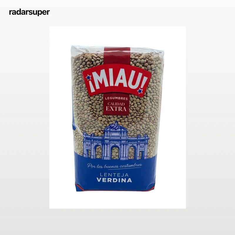 Lenteja verdina calidad extra miau 1k
