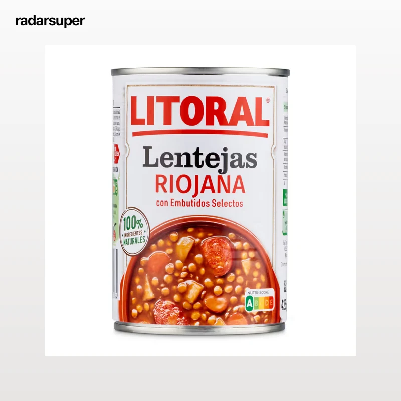Lentejas a la riojana Litoral 430 g