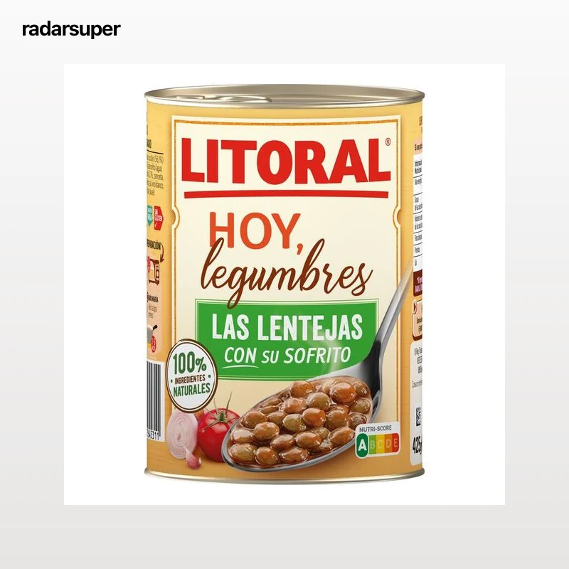 Lentejas de la abuela Litoral 425g