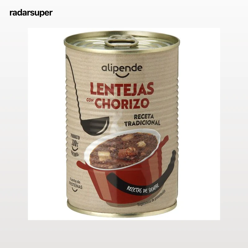 Lentejas Alipende 430g con chorizo