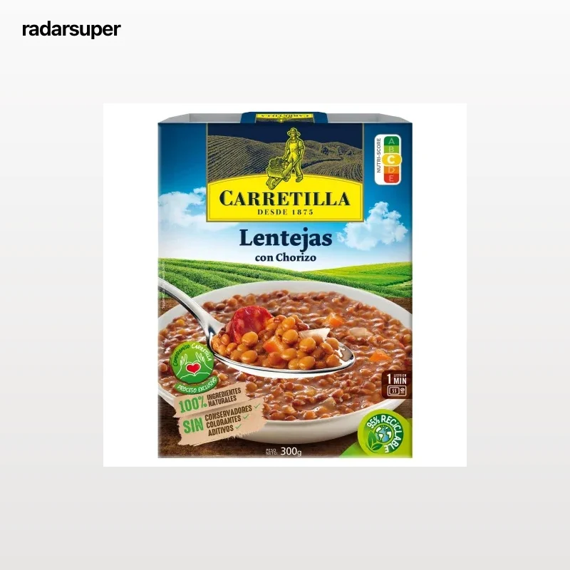 Lentejas estilo casero Carretilla 300 g.