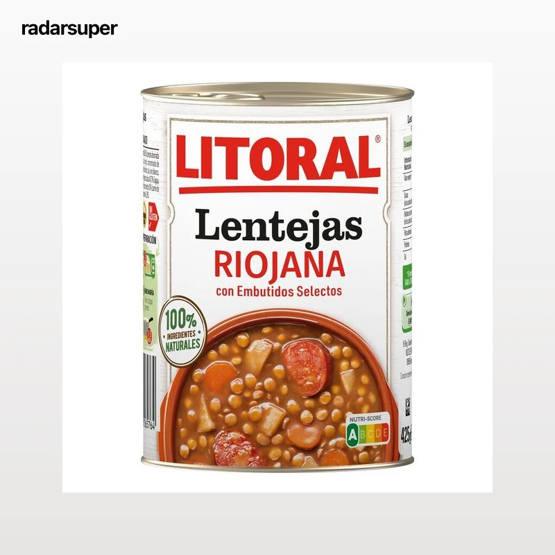 Lentejas Riojana Litoral 425g