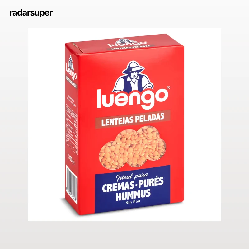 Lentejas rojas peladas Luengo 400 g