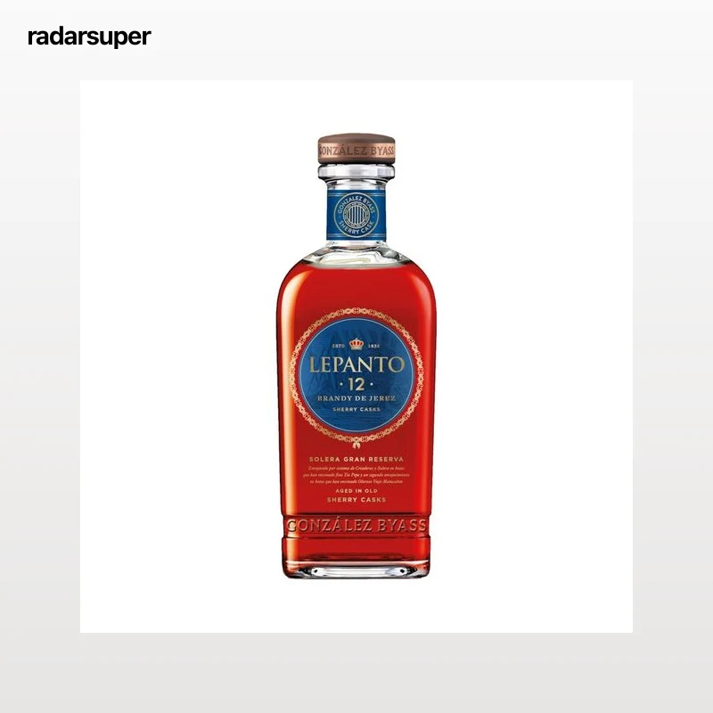 LEPANTO 12 Brandy de Jerez solera gran reserva botella 70 cl.