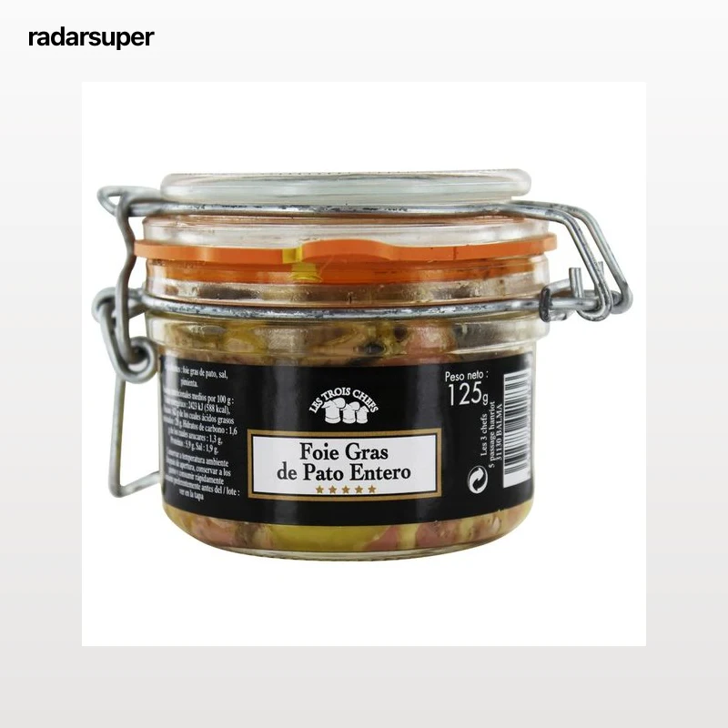 LES TROIS CHEFS Foie Gras de pato entero 125 g.