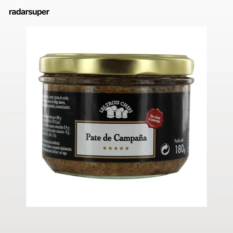 LES TROIS CHEFS Paté de campaña 180 g