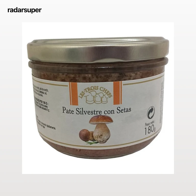 LES TROIS CHEFS Paté silvestre con setas 180 gr.