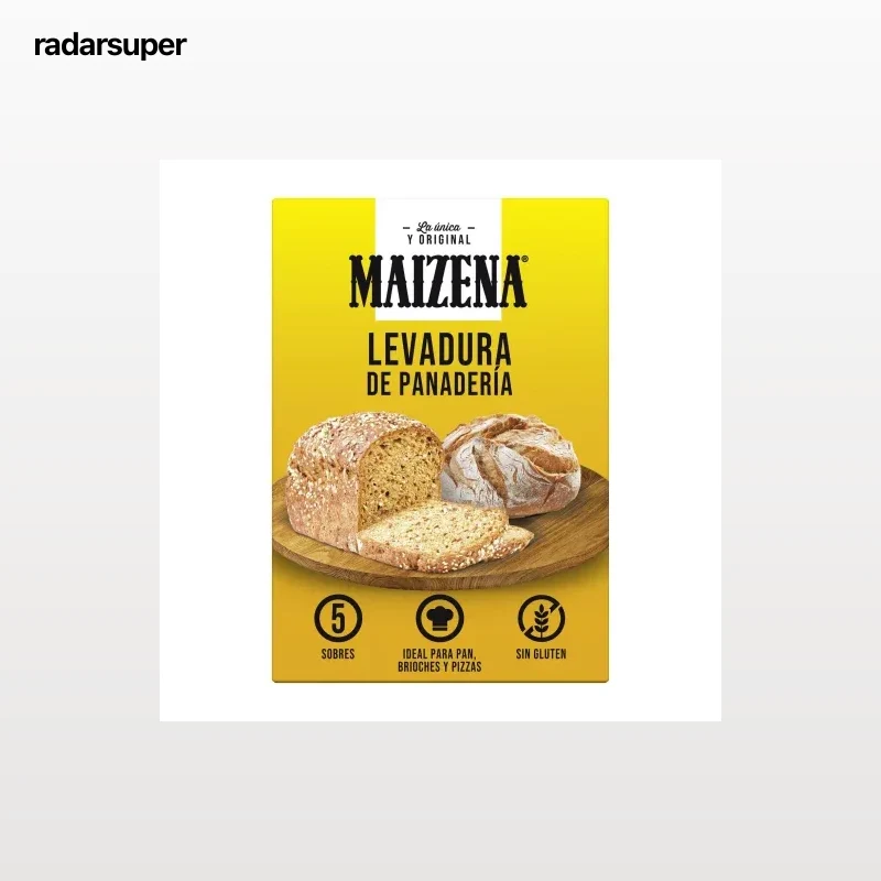 Levadura de panadería Maizena sin gluten 27,5 g.