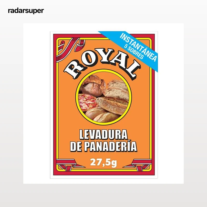 Levadura panaderia Royal 5 sobres