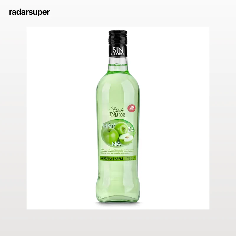 Licor de manzana sin alcohol Soñador 70 cl