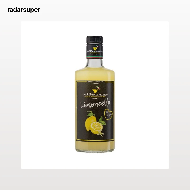 LICOR MEDITERRÁNEO Limoncello (licor de limón tradicional italiano) botella 70 cl.