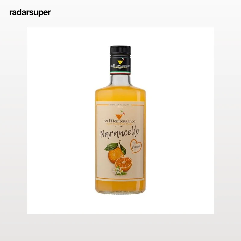 LICOR MEDITERRÁNEO Narancello (licor de naranja tradicional italiano) botella 70 cl.