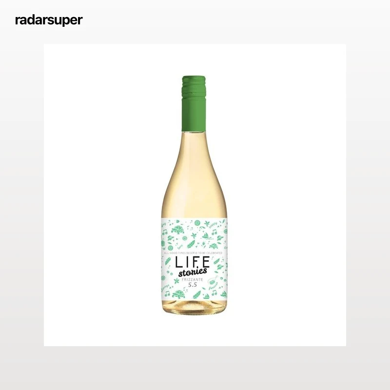 LIFE STORIES Vino blanco frizzante verdejo botella 75 cl.