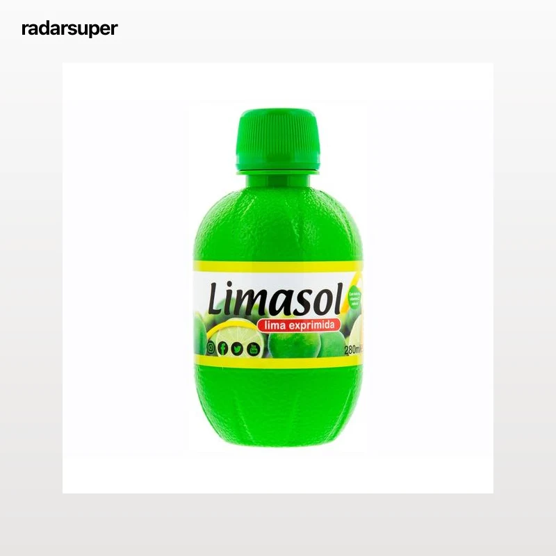 LIMASOL Zumo de lima exprimido 280 ml.