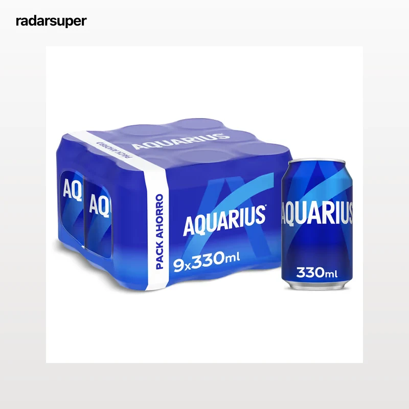 Aquarius de limón 9 x 330 ml