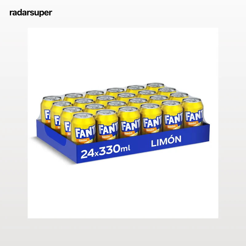 Fanta de limón pack 24 x 330 ml