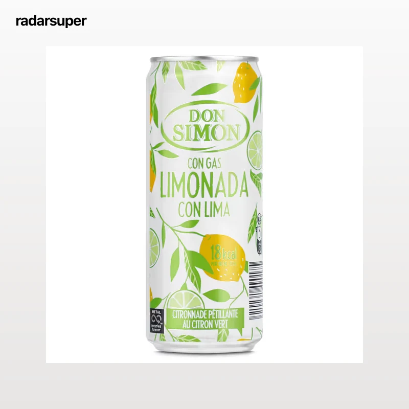 Limonada con lima con gas Don Simón lata 33 cl