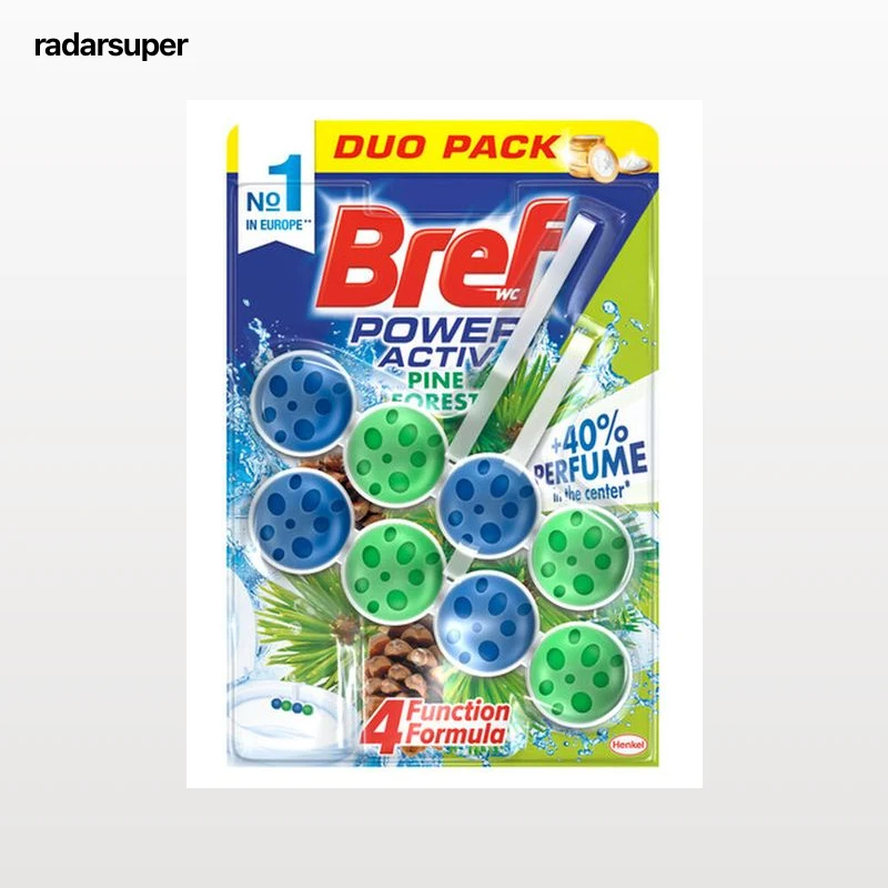 Limpiador Bref WC colgador 2 uds poder activ pine forest
