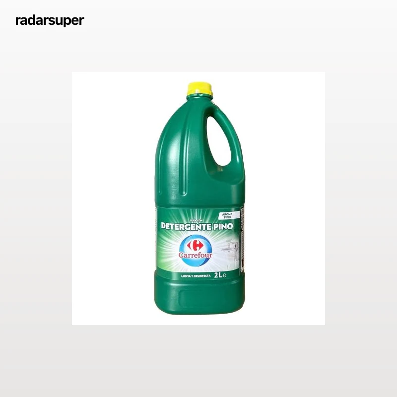 Limpiador con lejía y detergente perfume pino Carrefour 2 l.