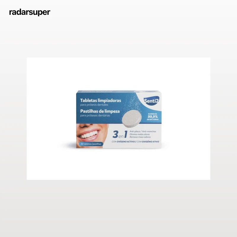 Limpiador dental tabletas Senti2 30 unidades