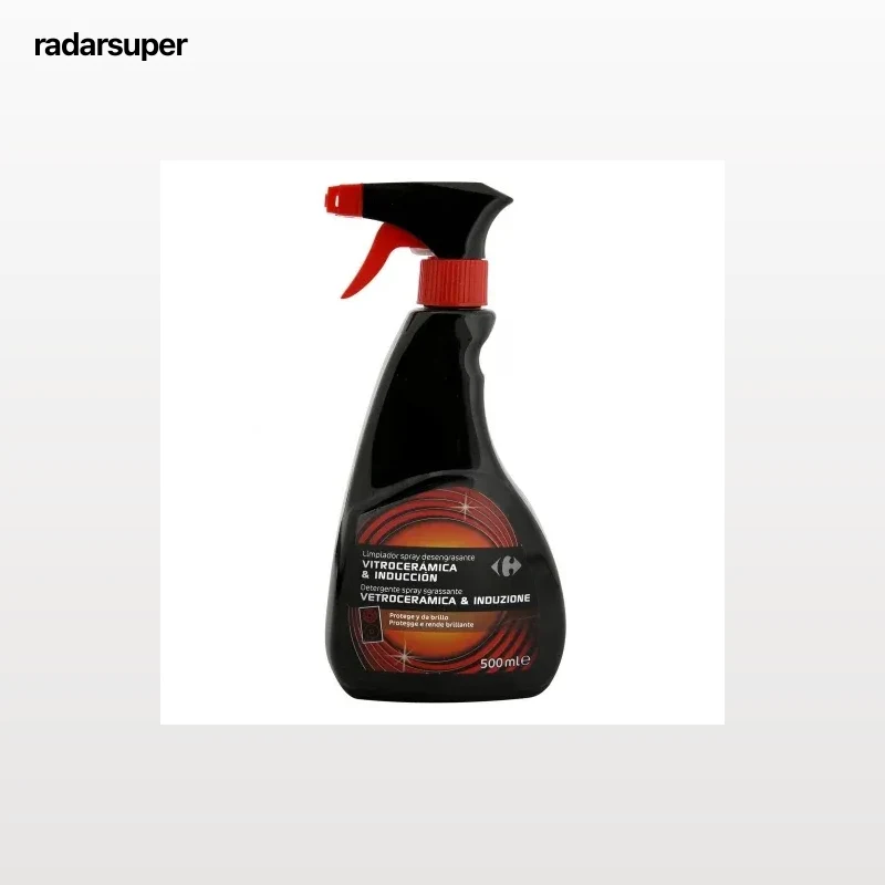 Limpiador desengrasante vitrocerámica y inducción Carrefour 500 ml.
