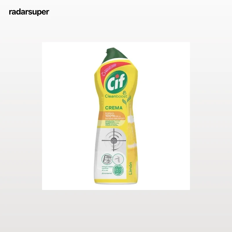 Limpiador en crema limón Cif 750 ml.