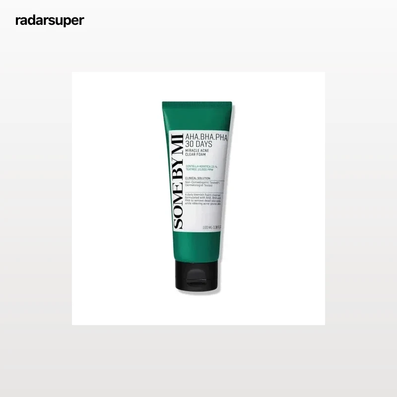 Limpiador facial AHA-BHA-PHA 30 días Somebymi 100 ml.