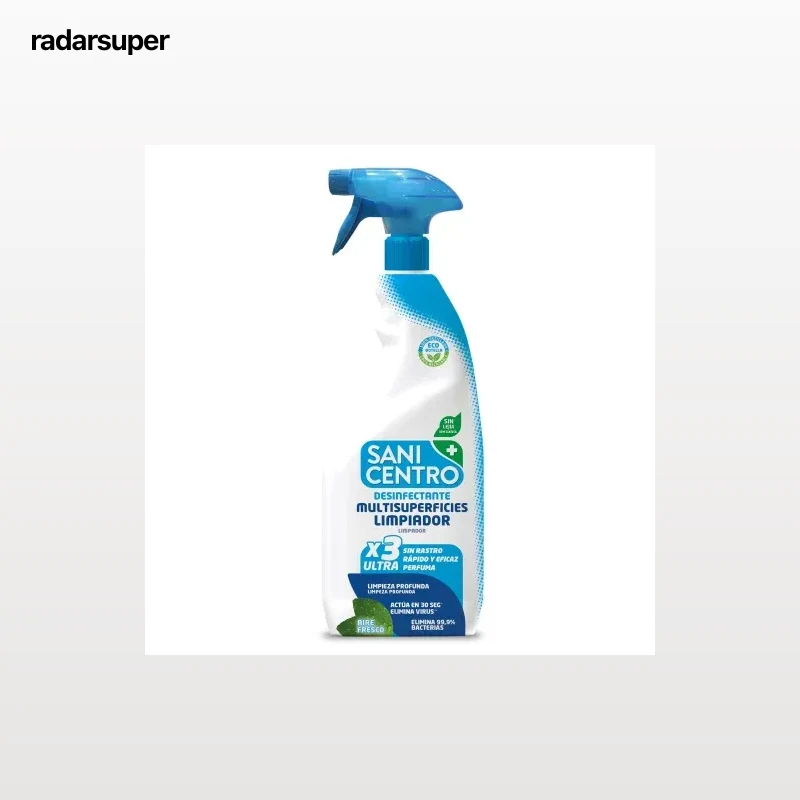 Limpiador multisuperficies desinfectante sin lejía Sanicentro 750 ml.