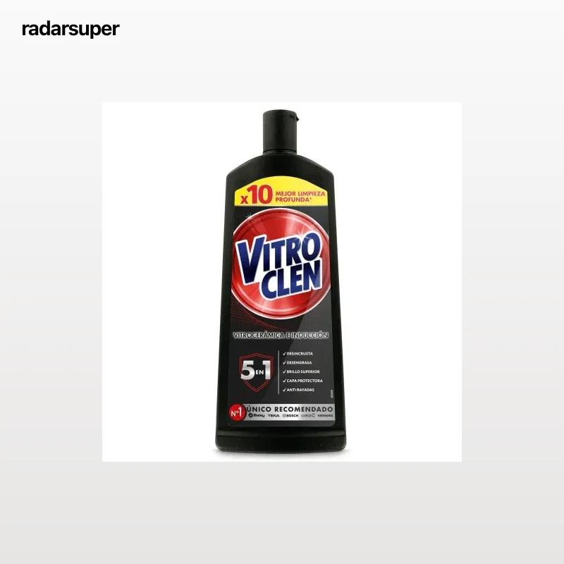 Limpiador vitrocerámica e inducción en crema Vitroclen 450 ml.
