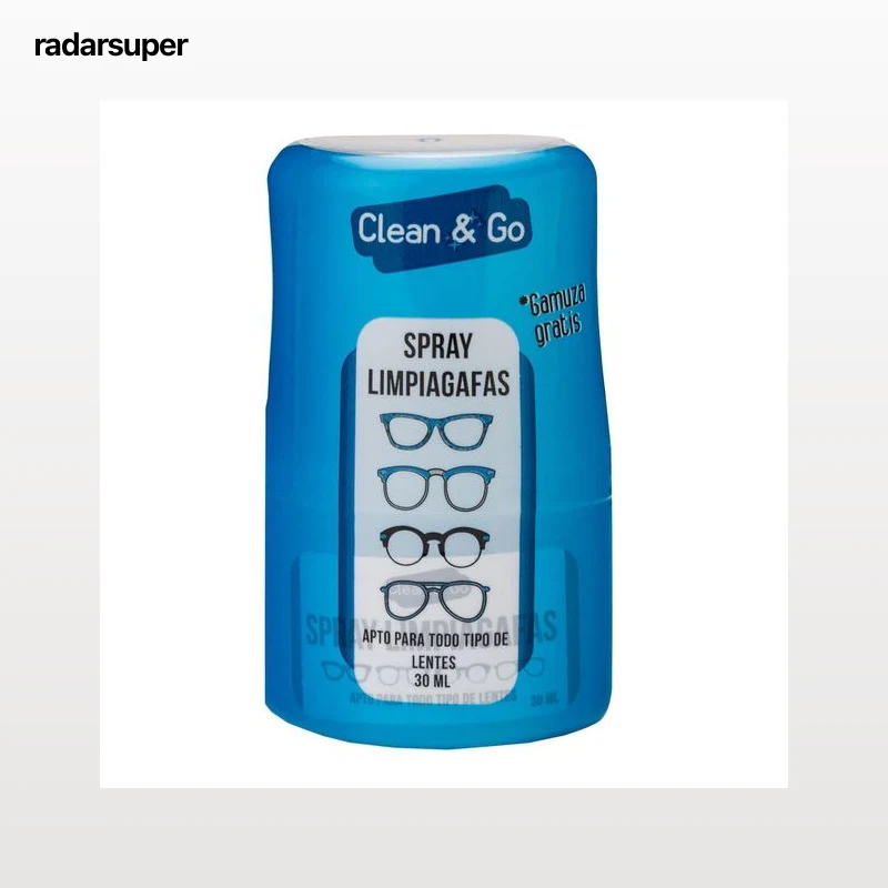 Limpiagafas Clean&Go spray 30ml incluye gamuza