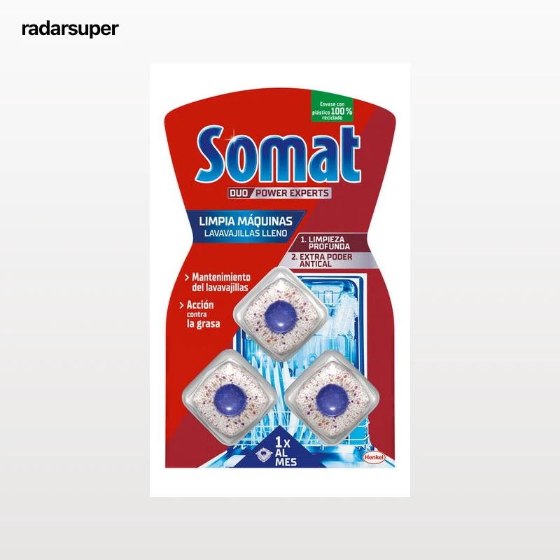 Limpiamáquinas lavavajillas Duo Somat 3 unidades