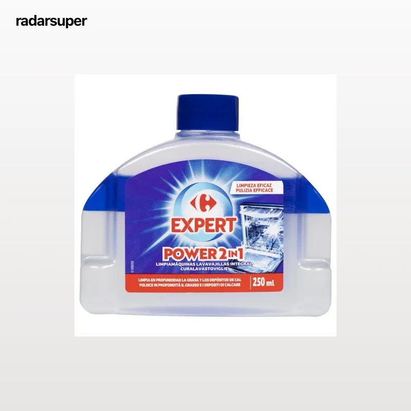 Limpiamáquinas lavavajillas Power 2en1 Carrefour Expert 250 ml.