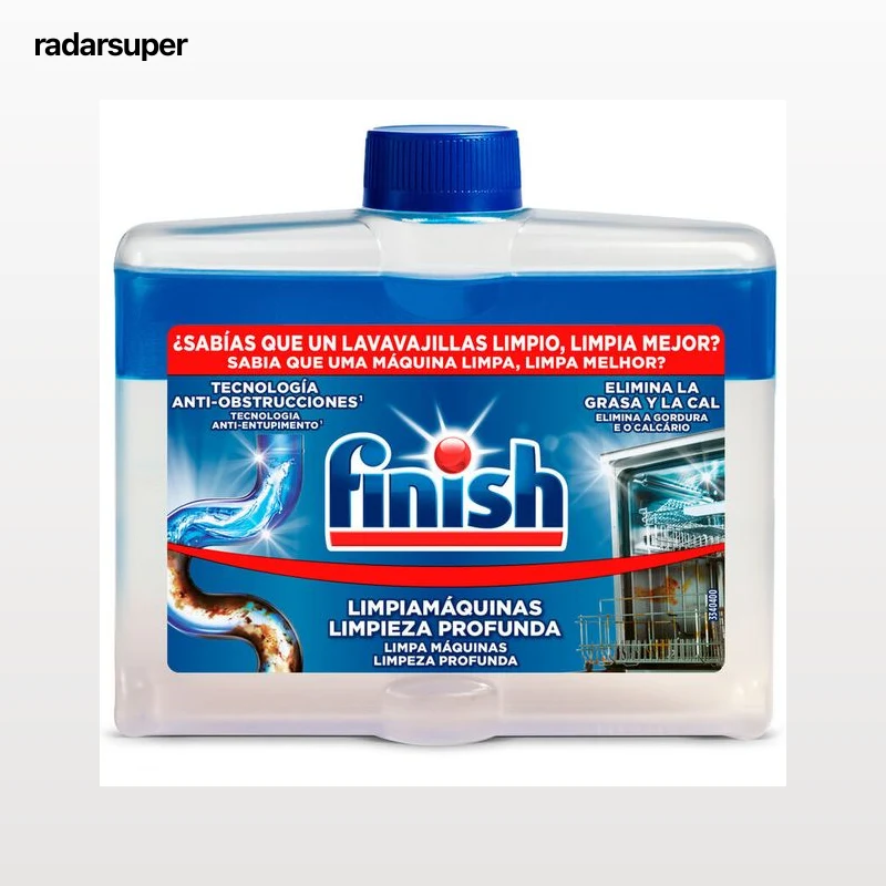 Limpiamaquinas líquido para lavavajillas Finish 250 ml