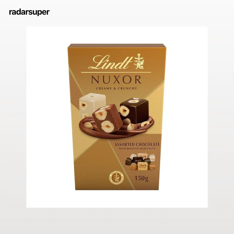 LINDT Bombones nuxor ballotin surtido 150 g.