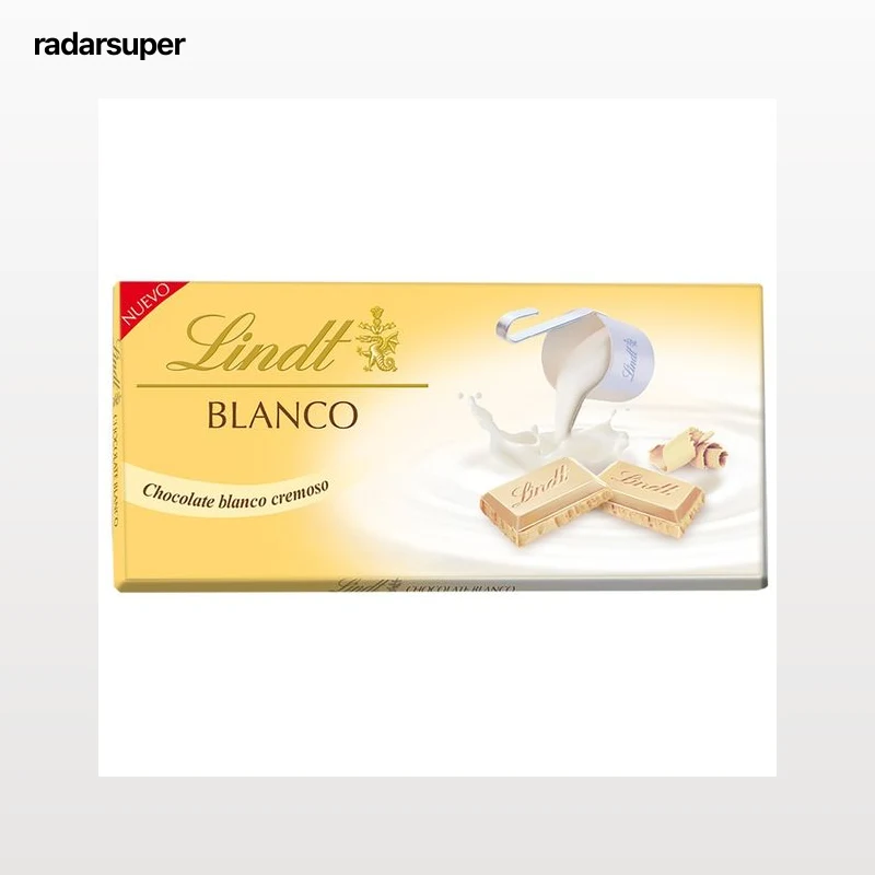 LINDT Chocolate blanco cremoso 100 g.